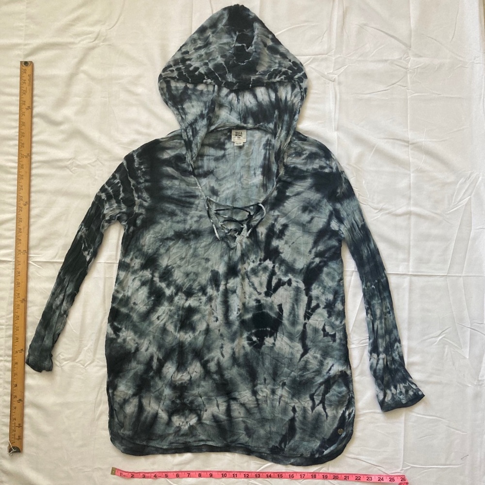 Billabong Tie Dye Long sleeve hooded top